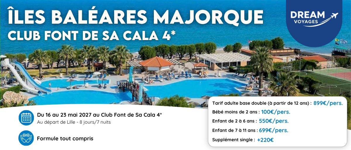Majorque Beach Font de Sa Cala - Mai 2027